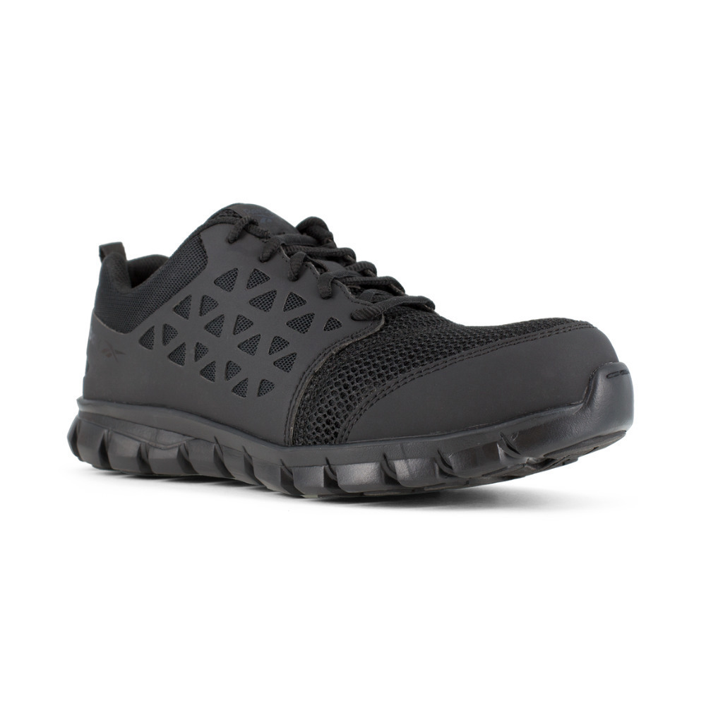 Reebok Sublite Cushion RB039 Womens Black Athletic Comp Toe SD Work Shoes FZP566 - Picture 3 of 10